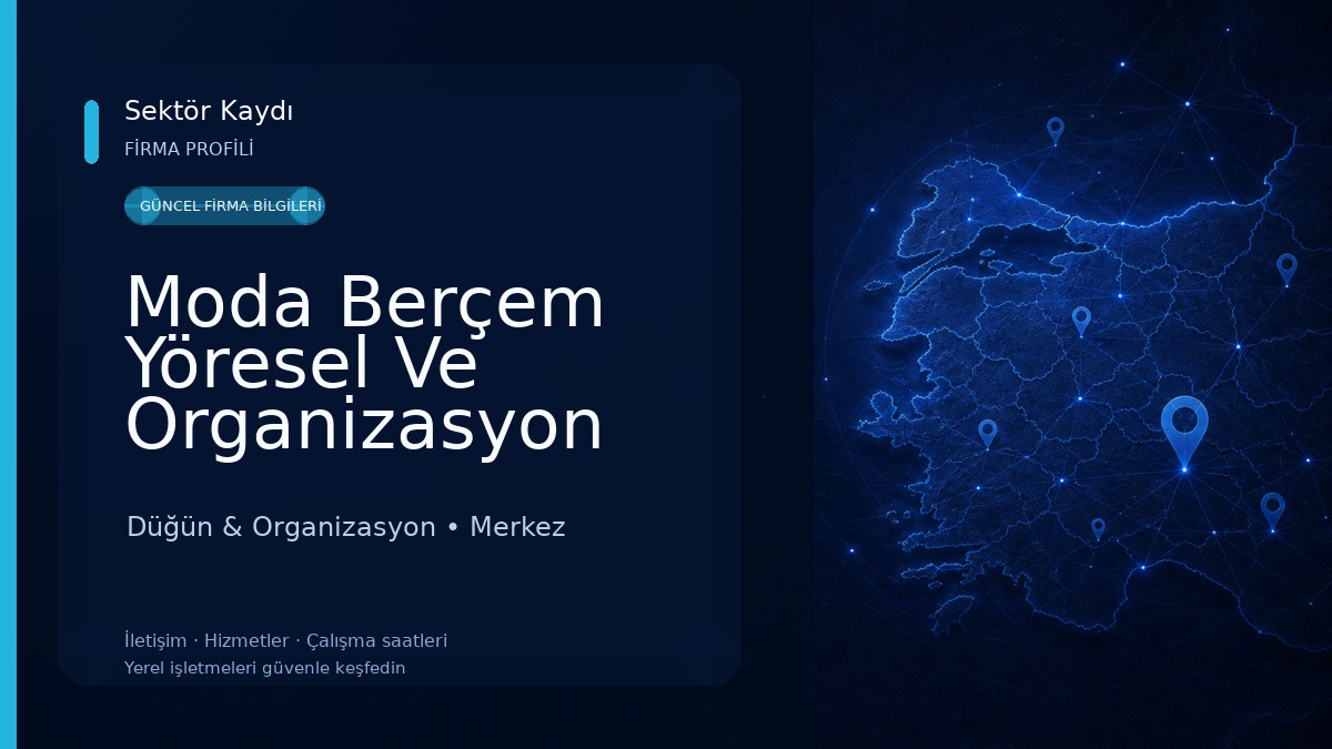 Moda Berçem Yöresel Ve Organizasyon Salonu 