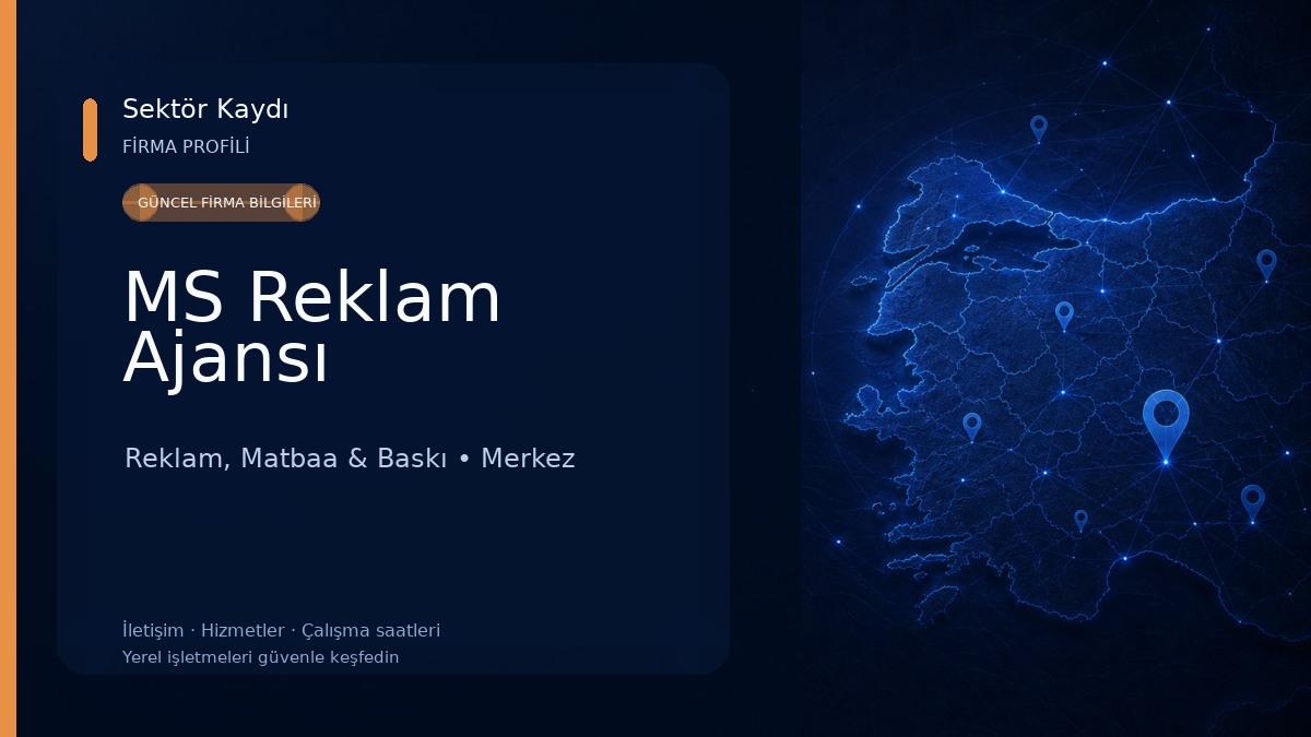 MS Reklam Ajansı Reklam, Matbaa & Baskı