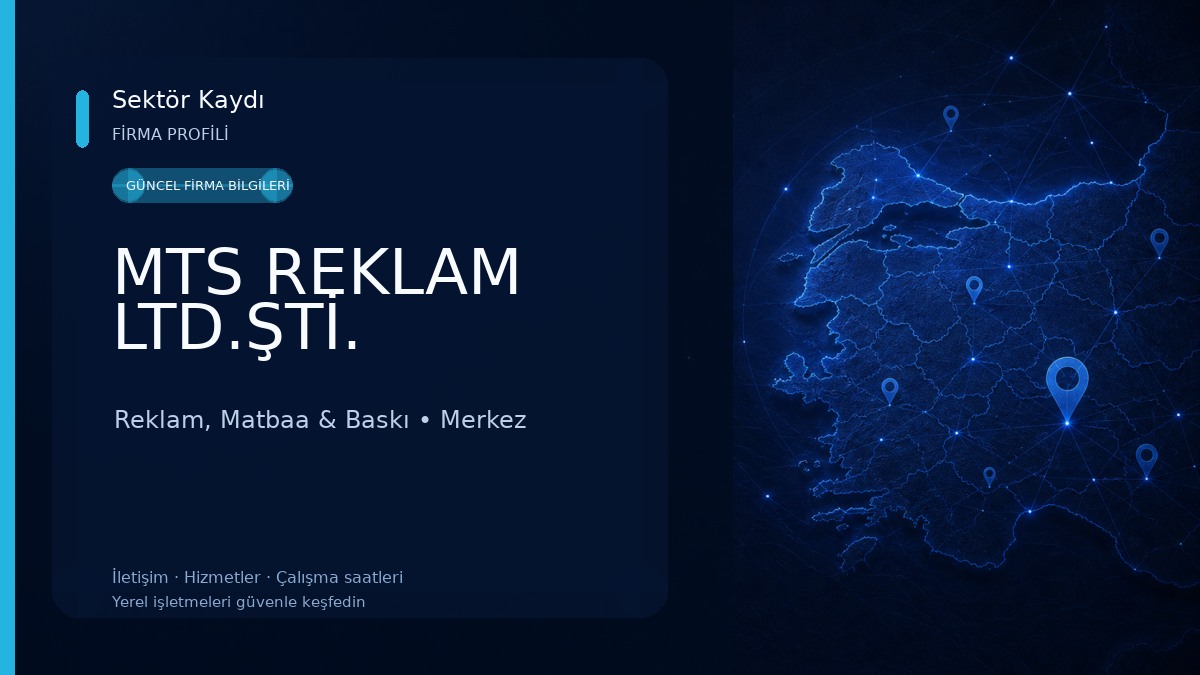 MTS REKLAM LTD.ŞTİ. Reklam, Matbaa & Baskı