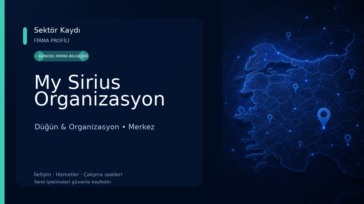 My Sirius Organizasyon Düğün & Organizasyon