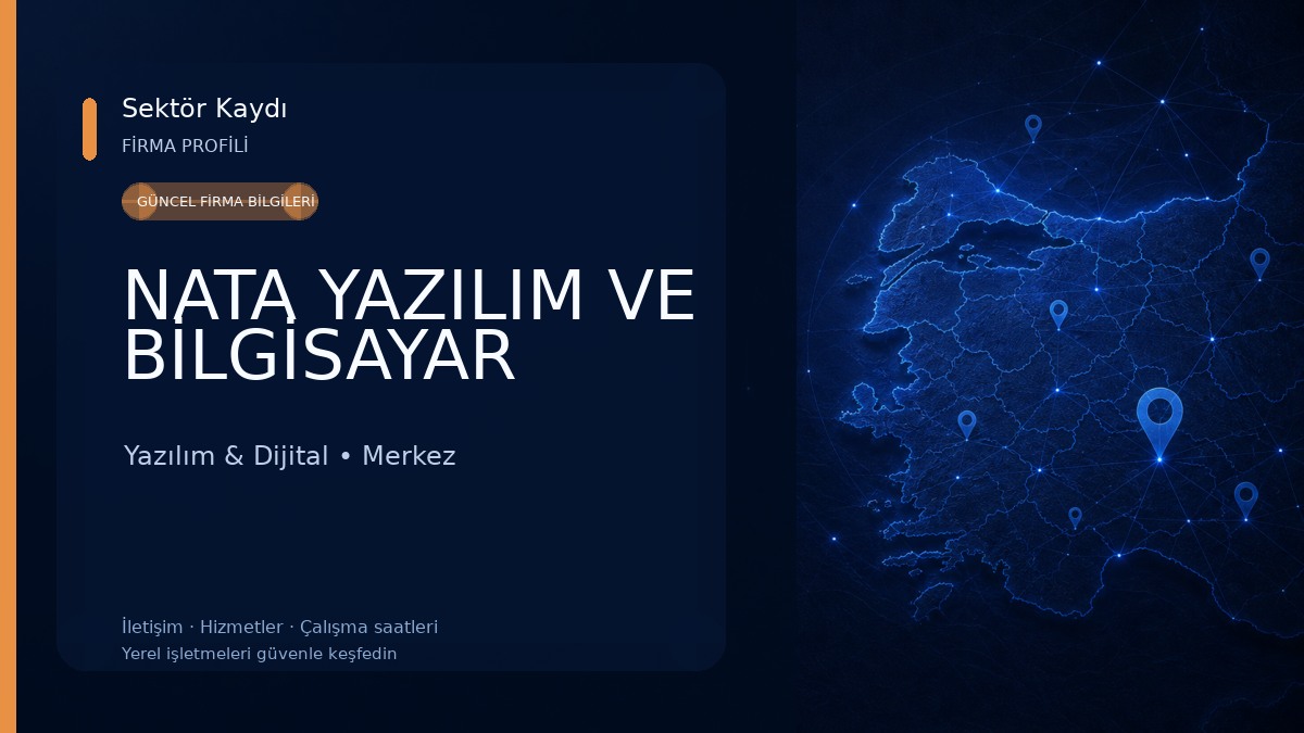 NATA YAZILIM VE BİLGİSAYAR Yazılım & Dijital