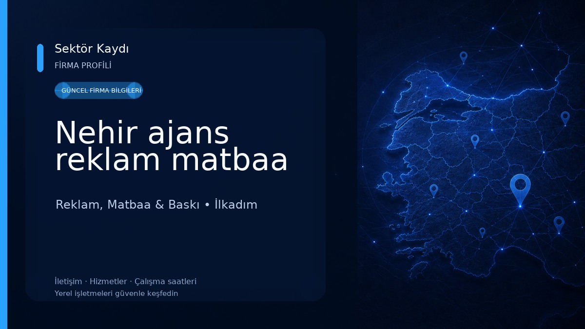 Nehir ajans reklam matbaa Reklam, Matbaa & Baskı