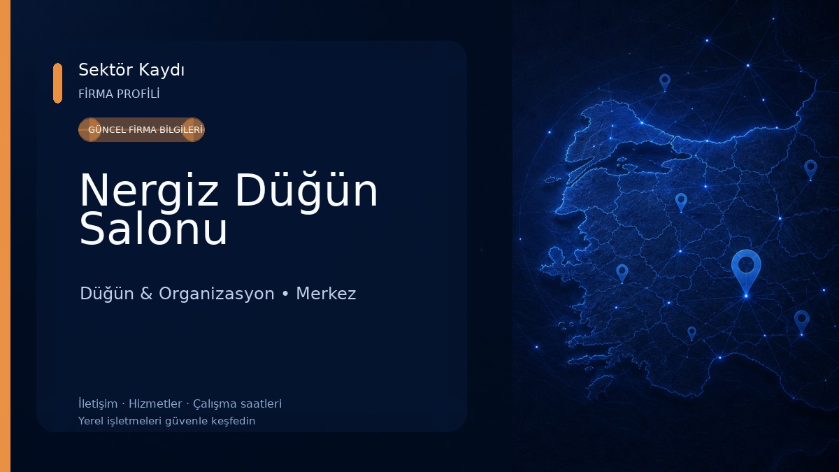 Nergiz Düğün Salonu Düğün & Organizasyon