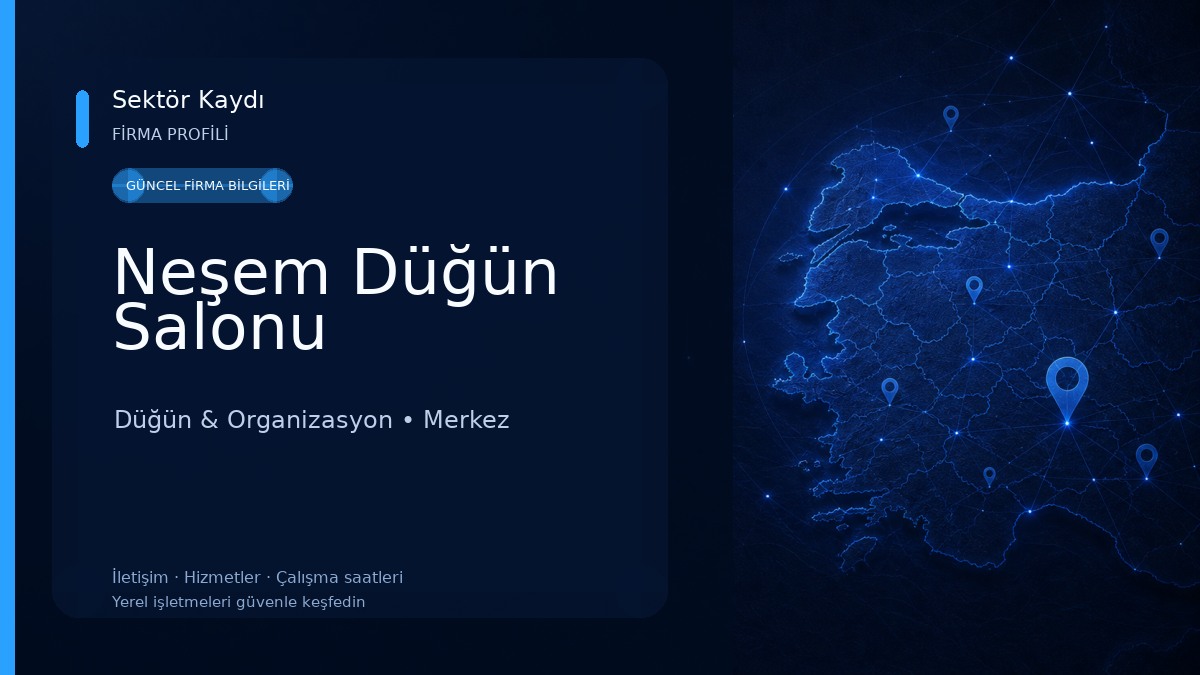 Neşem Düğün Salonu Düğün & Organizasyon