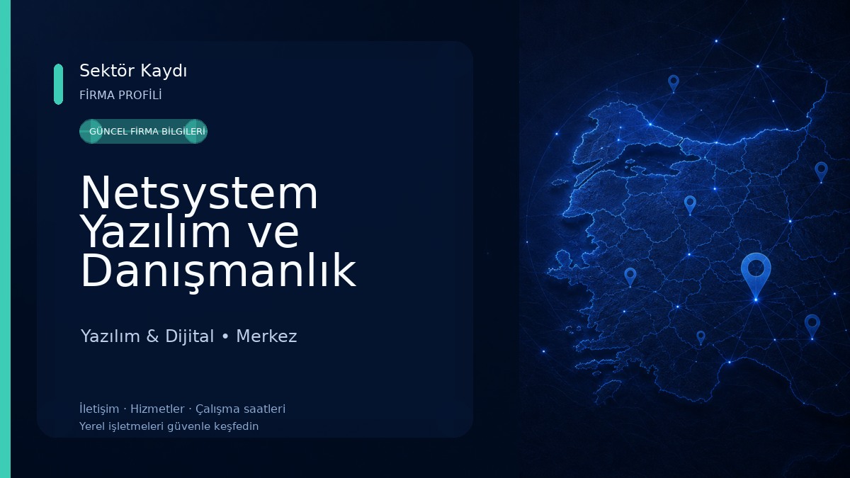 Netsystem Yazılım ve Danışmanlık Hizmetleri Yazılım & Dijital