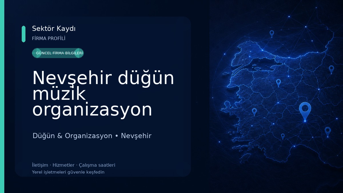 Nevşehir düğün müzik organizasyon