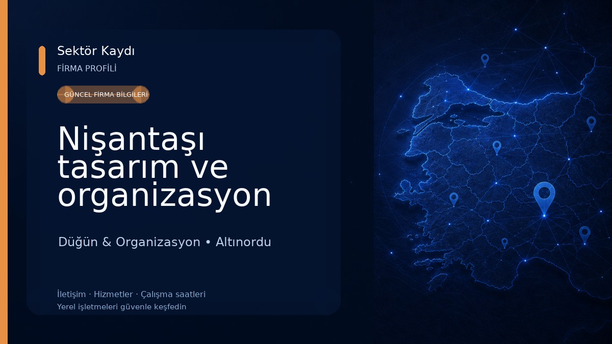 Nişantaşı tasarım ve organizasyon ordu Düğün & Organizasyon