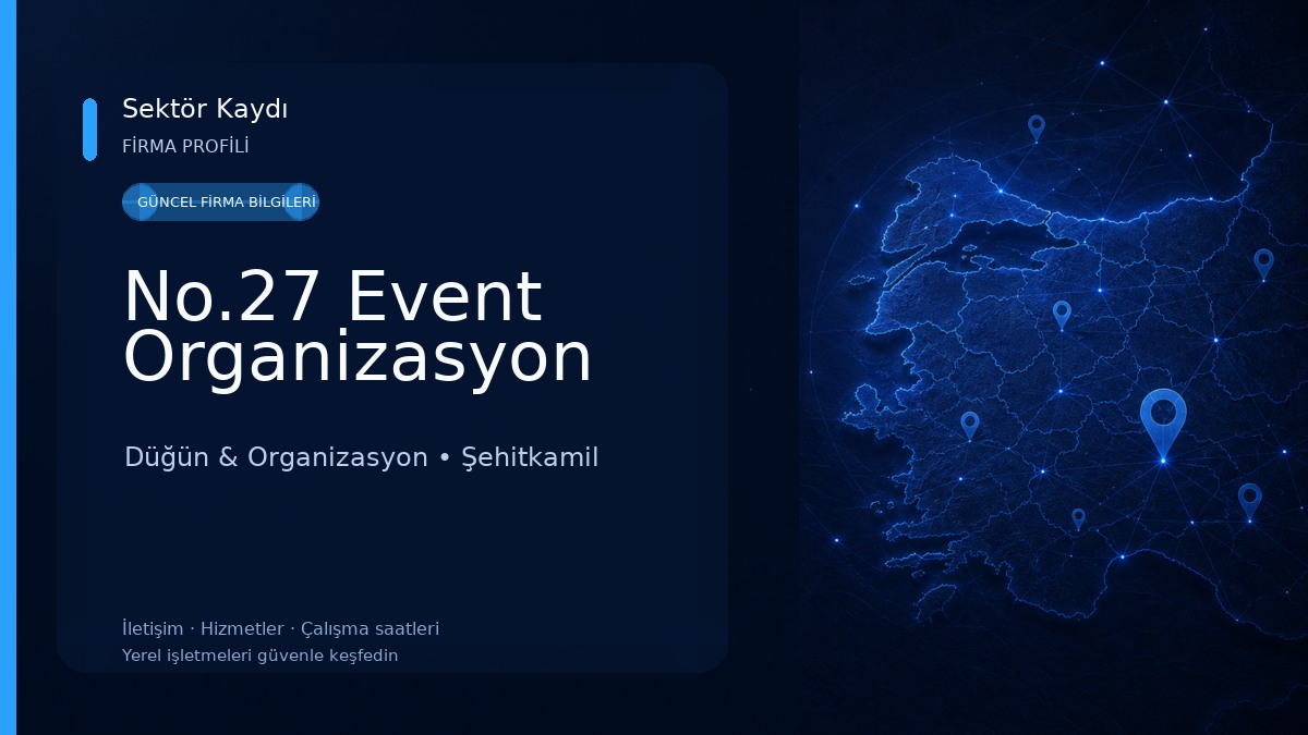 No.27 Event Organizasyon Düğün & Organizasyon