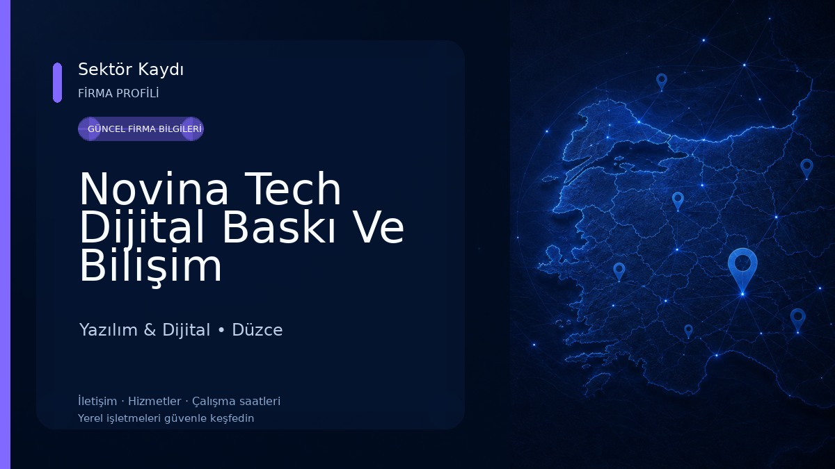 Novina Tech Dijital Baskı Ve Bilişim