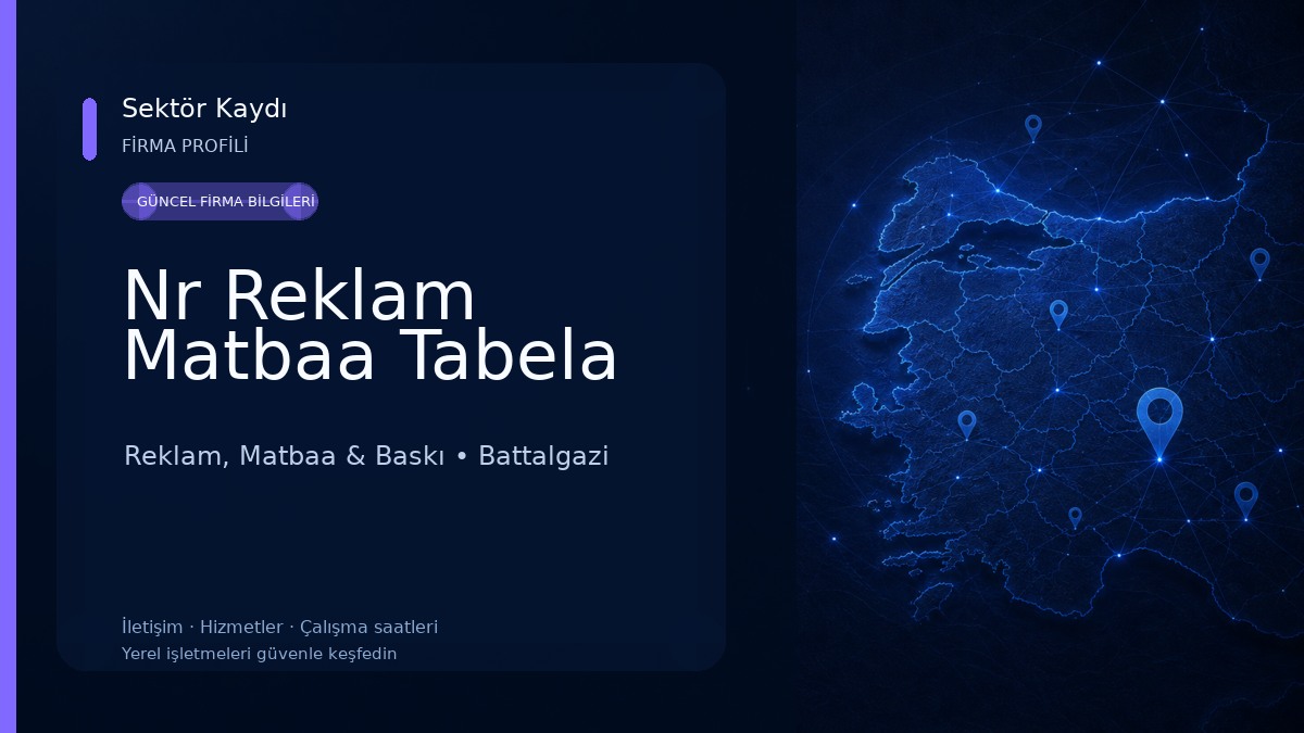 Nr Reklam Matbaa Tabela