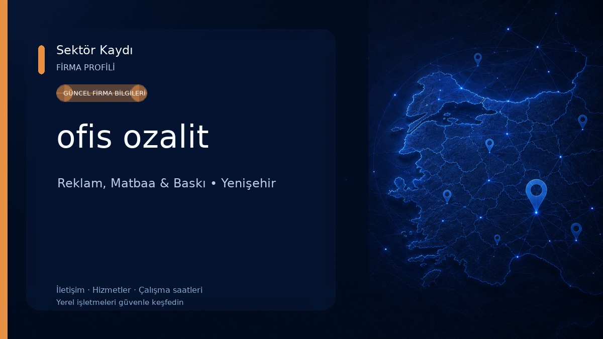 ofis ozalit Reklam, Matbaa & Baskı