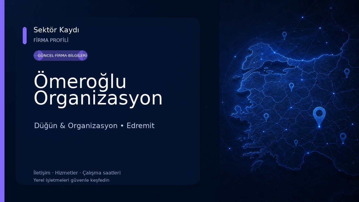 Ömeroğlu Organizasyon 