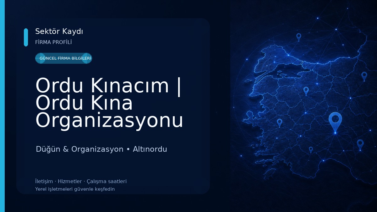 Ordu Kınacım | Ordu Kına Organizasyonu Düğün & Organizasyon