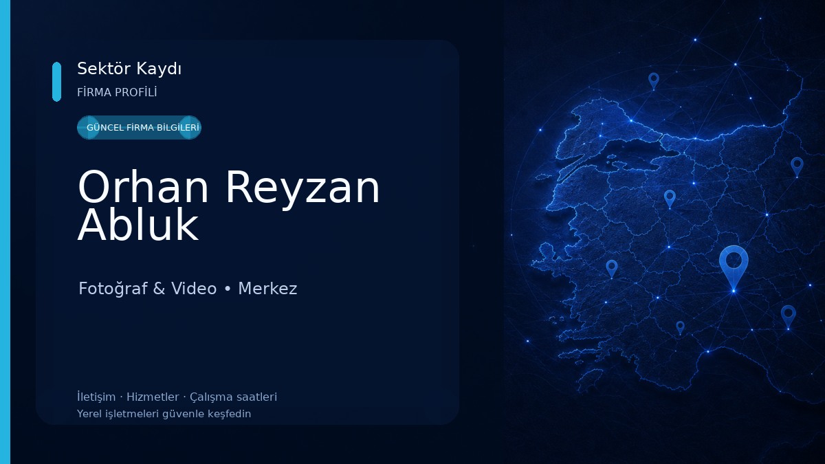 Orhan Reyzan Abluk Fotoğraf & Video