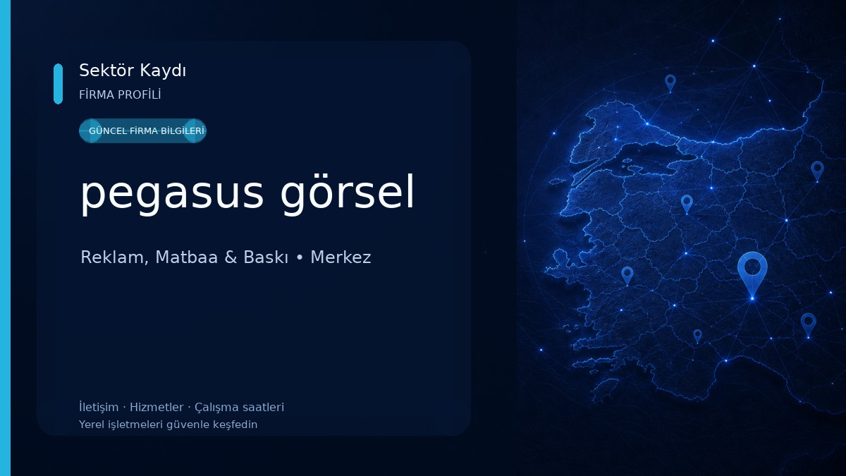 pegasus görsel Reklam, Matbaa & Baskı