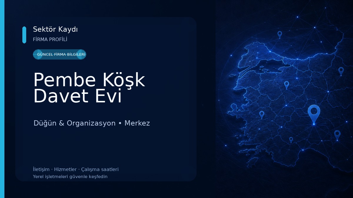 Pembe Köşk Davet Evi 