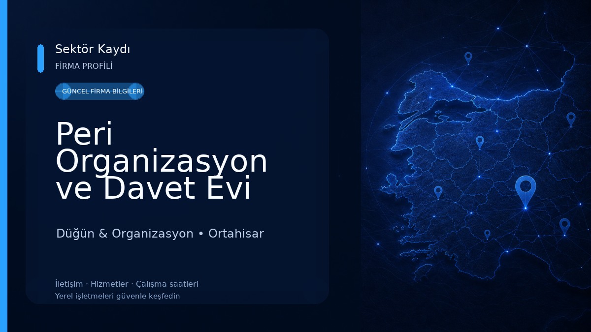 Peri Organizasyon ve Davet Evi Düğün & Organizasyon