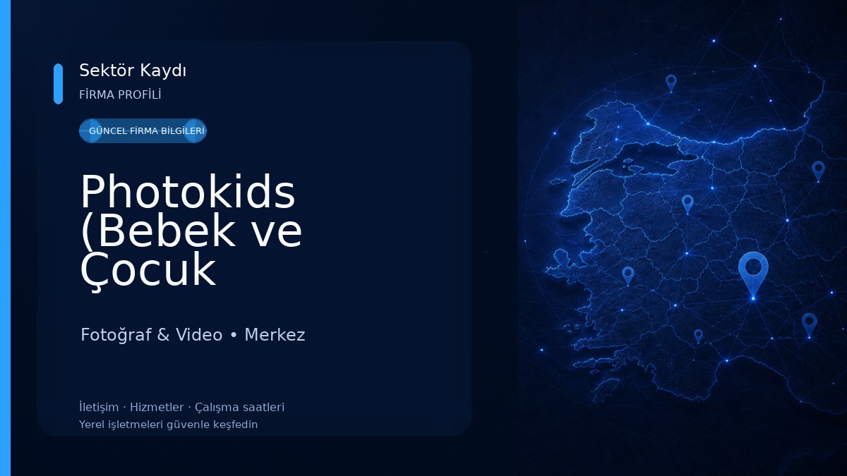Photokids (Bebek ve Çocuk Fotoğrafçısı) 