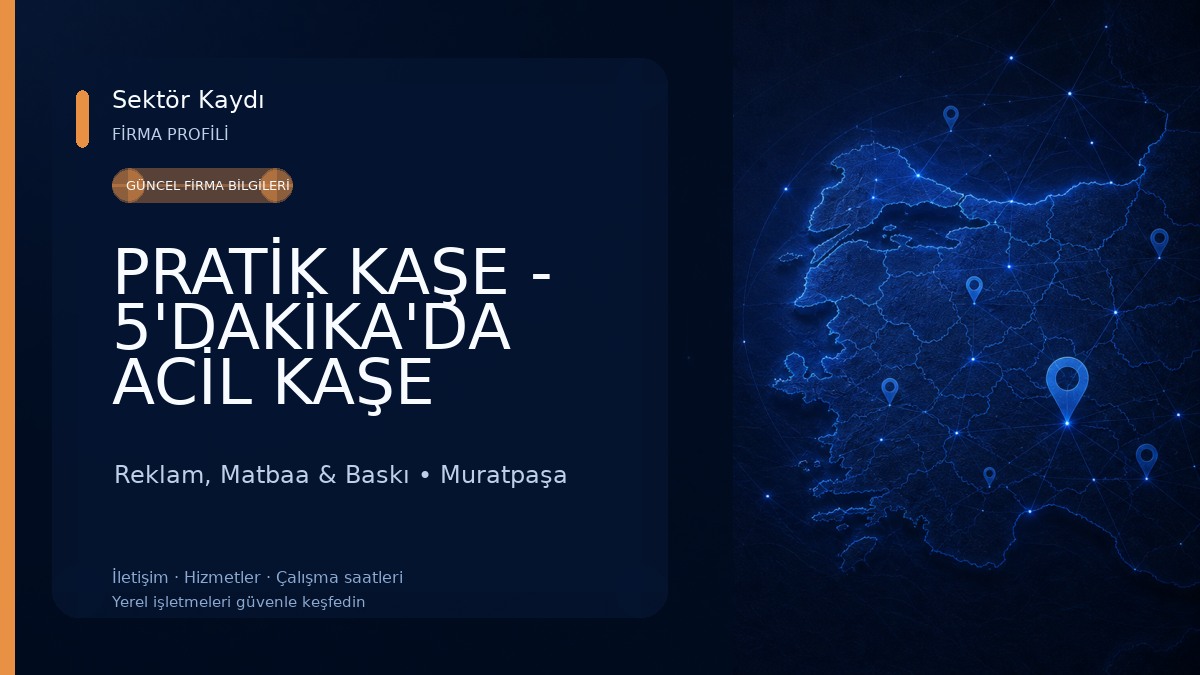 PRATİK KAŞE - 5'DAKİKA'DA ACİL KAŞE MATBAA HİZMETLERİ PROMOSYON AJANDA KALEM ÇAKMAK