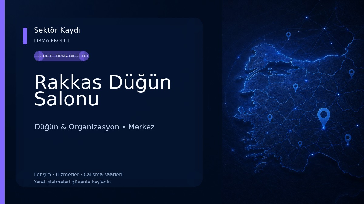 Rakkas Düğün Salonu Düğün & Organizasyon