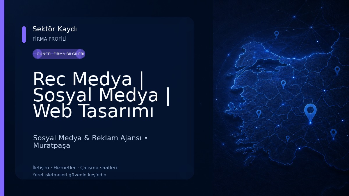 Rec Medya | Sosyal Medya | Web Tasarımı 