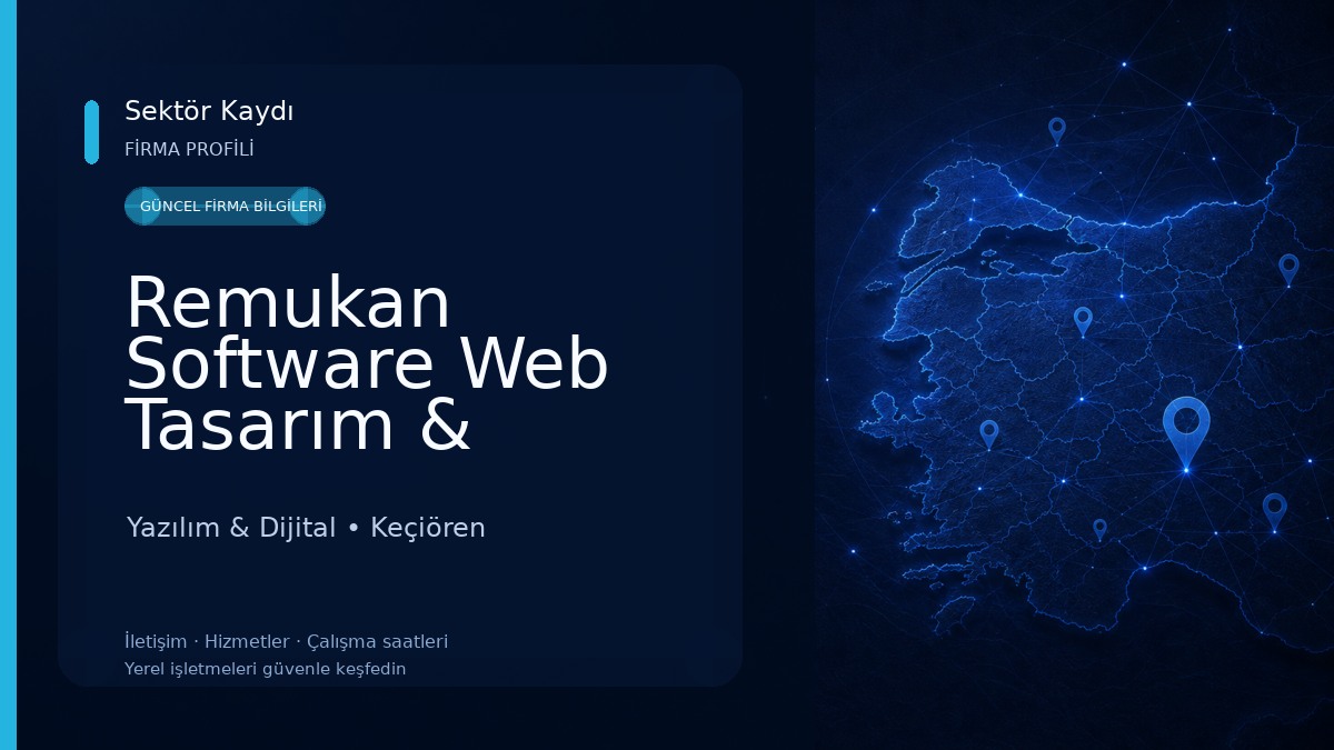 Remukan Software Web Tasarım & Yazılım Ankara
