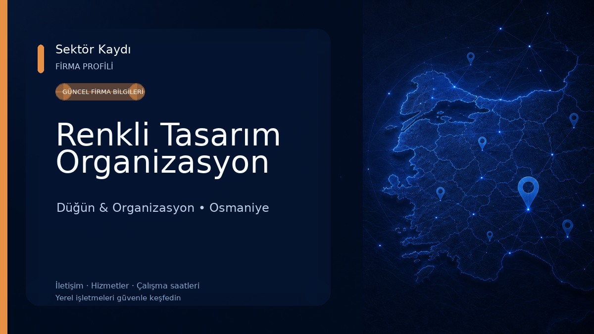 Renkli Tasarım Organizasyon Düğün & Organizasyon