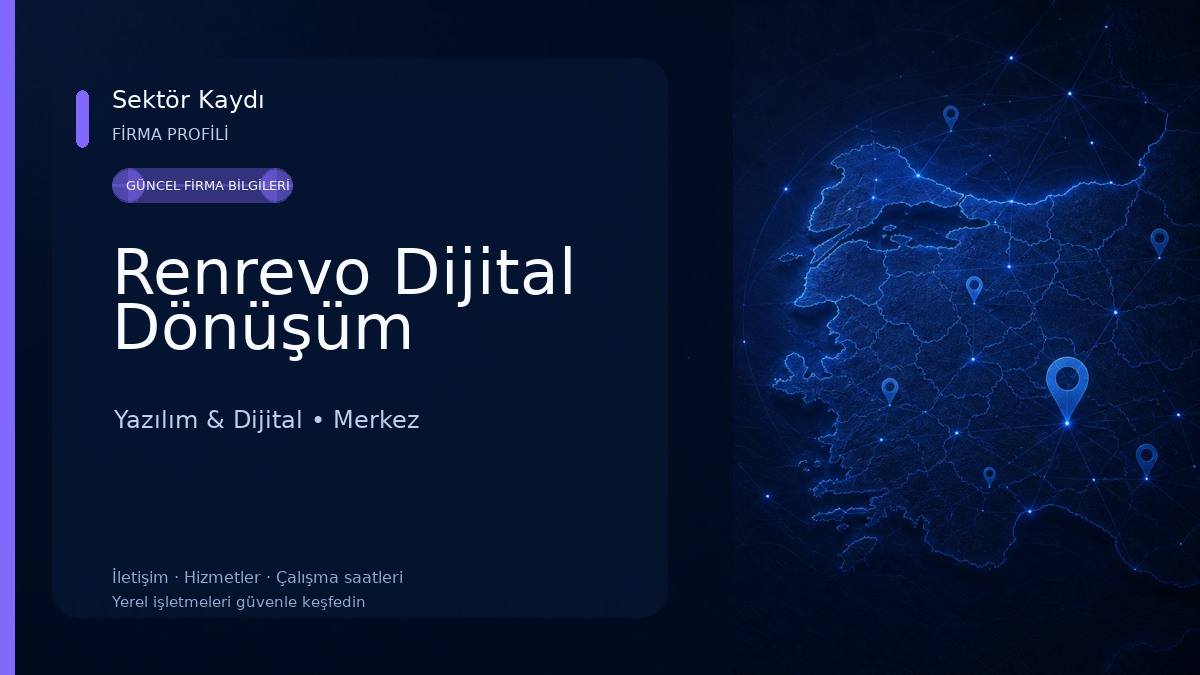 Renrevo Dijital Dönüşüm Yazılım & Dijital