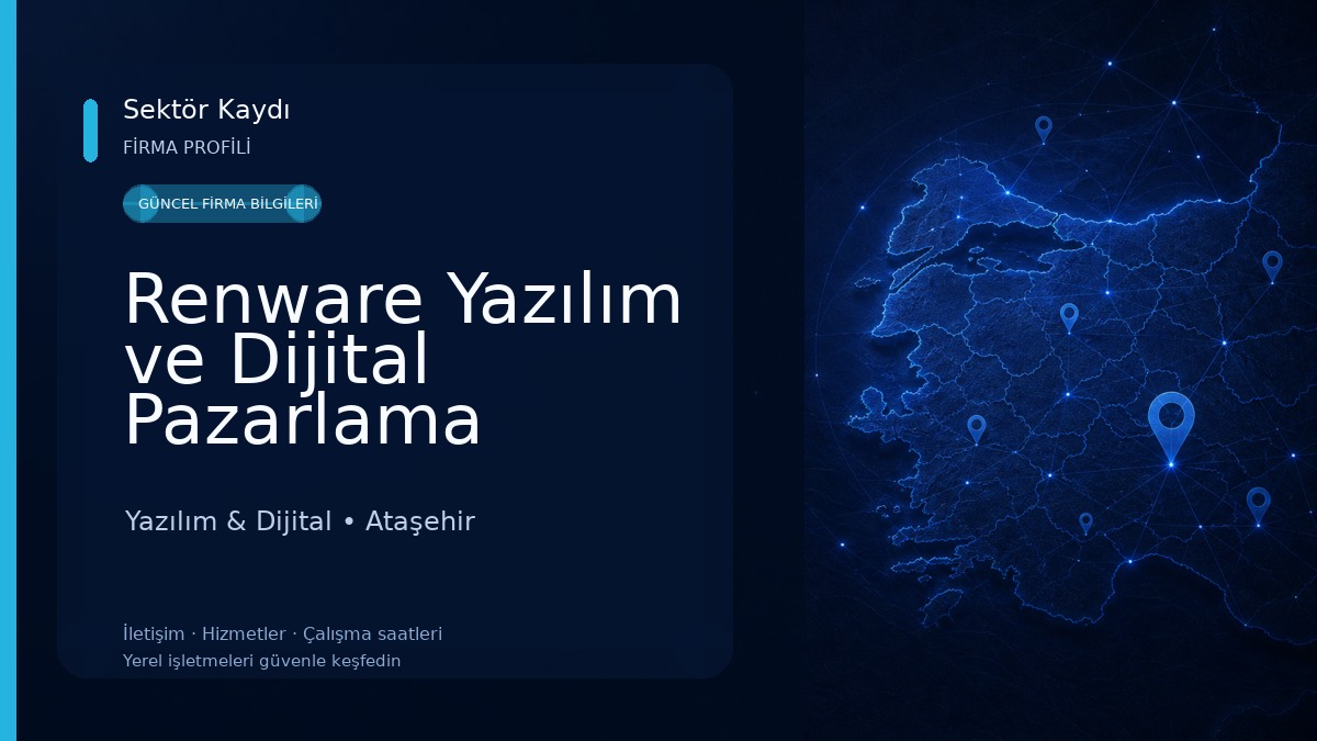 Renware Yazılım ve Dijital Pazarlama Ajansı Yazılım & Dijital