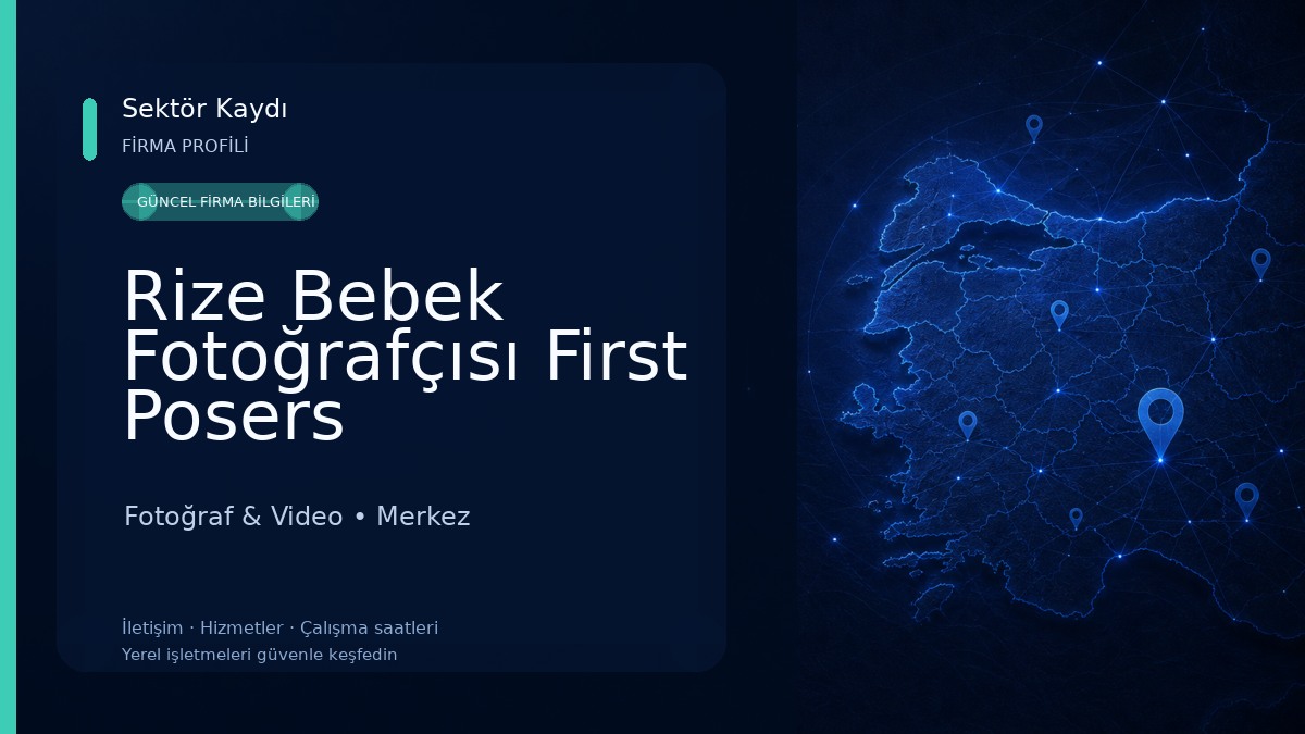 Rize Bebek Fotoğrafçısı First Posers Fotoğraf & Video