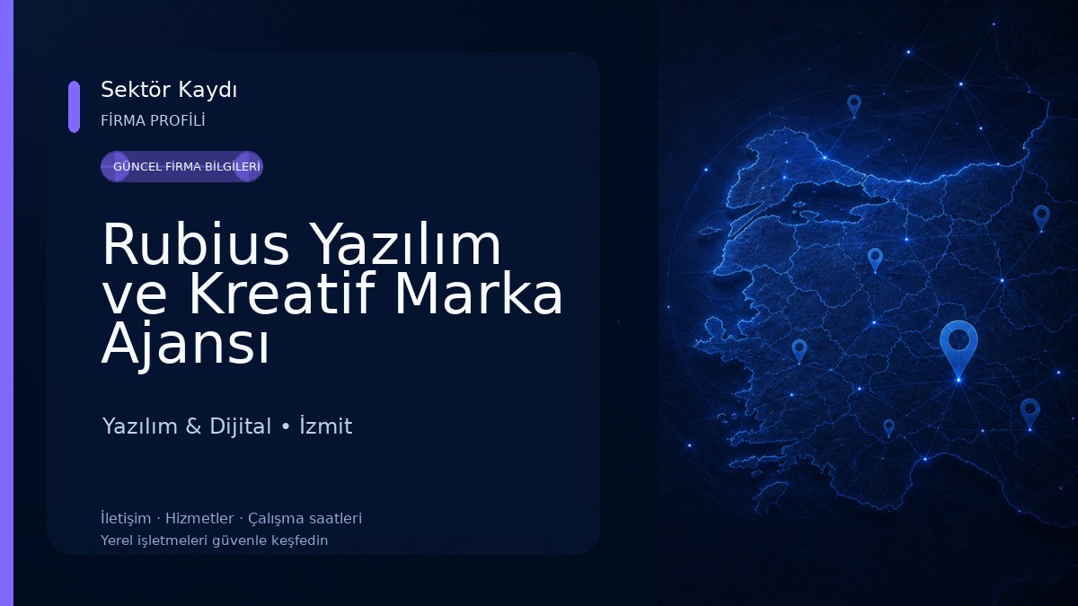 Rubius Yazılım ve Kreatif Marka Ajansı