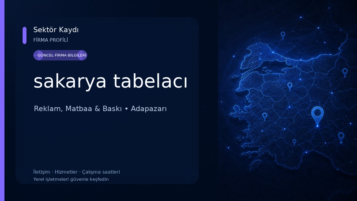 sakarya tabelacı