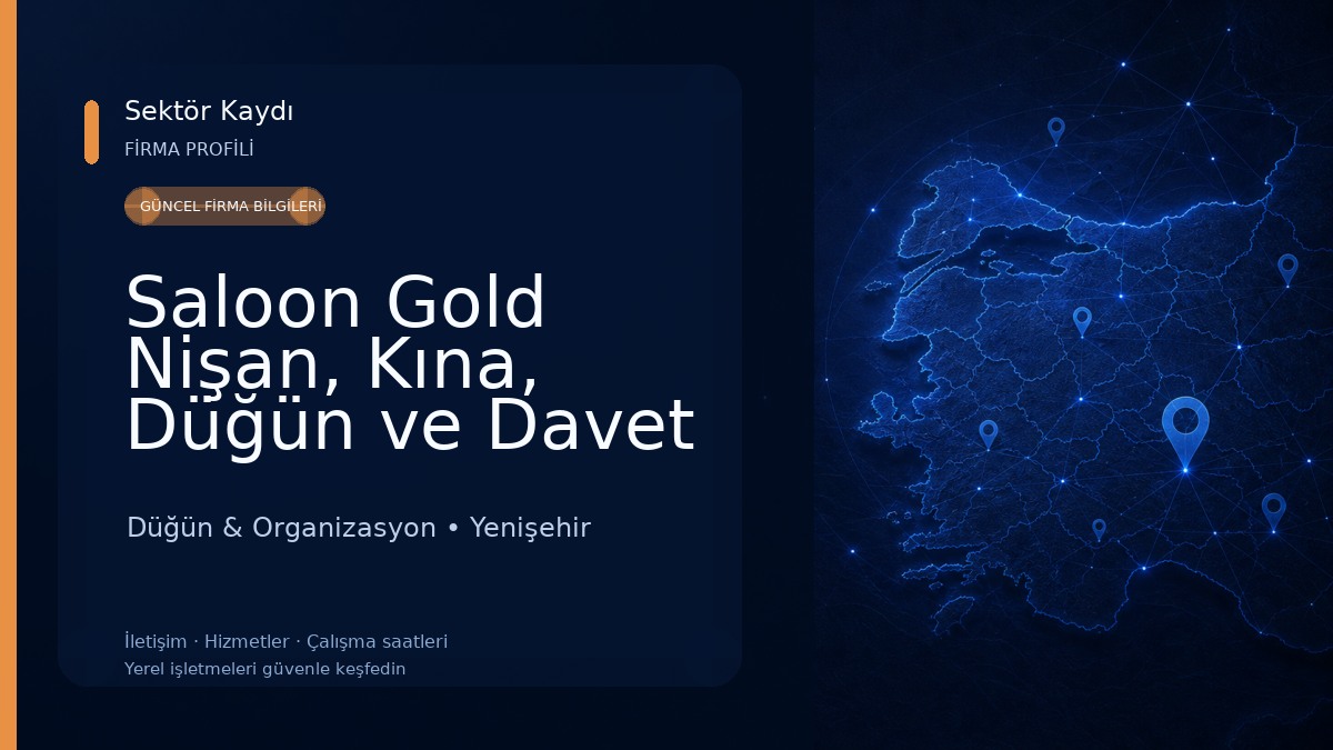 Saloon Gold Nişan, Kına, Düğün ve Davet Salonu Düğün & Organizasyon