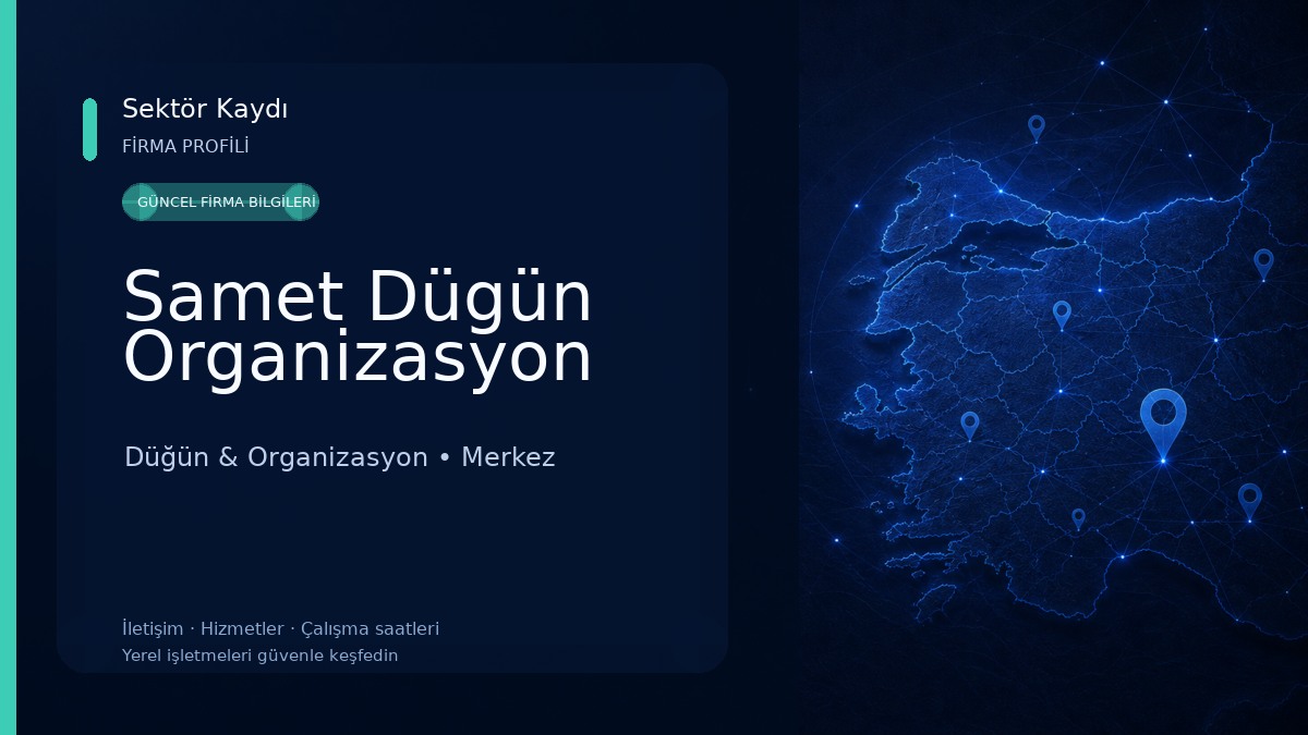 Samet Dügün Organizasyon