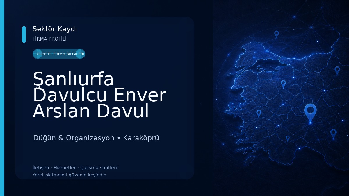 Şanlıurfa Davulcu Enver Arslan Davul Zurna Ekibi Kiralama Düğün & Organizasyon