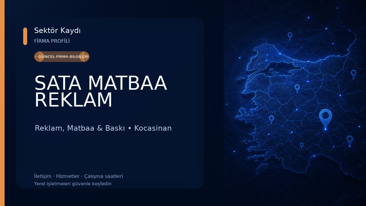 SATA MATBAA REKLAM 