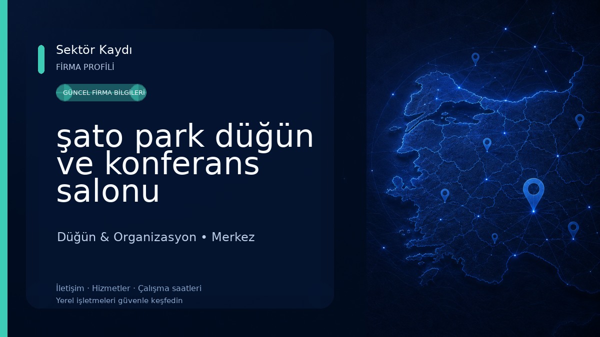 şato park düğün ve konferans salonu Düğün & Organizasyon