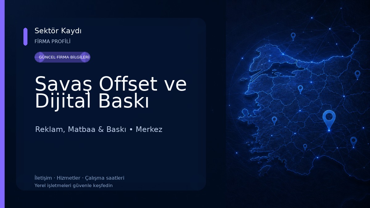 Savaş Offset ve Dijital Baskı
