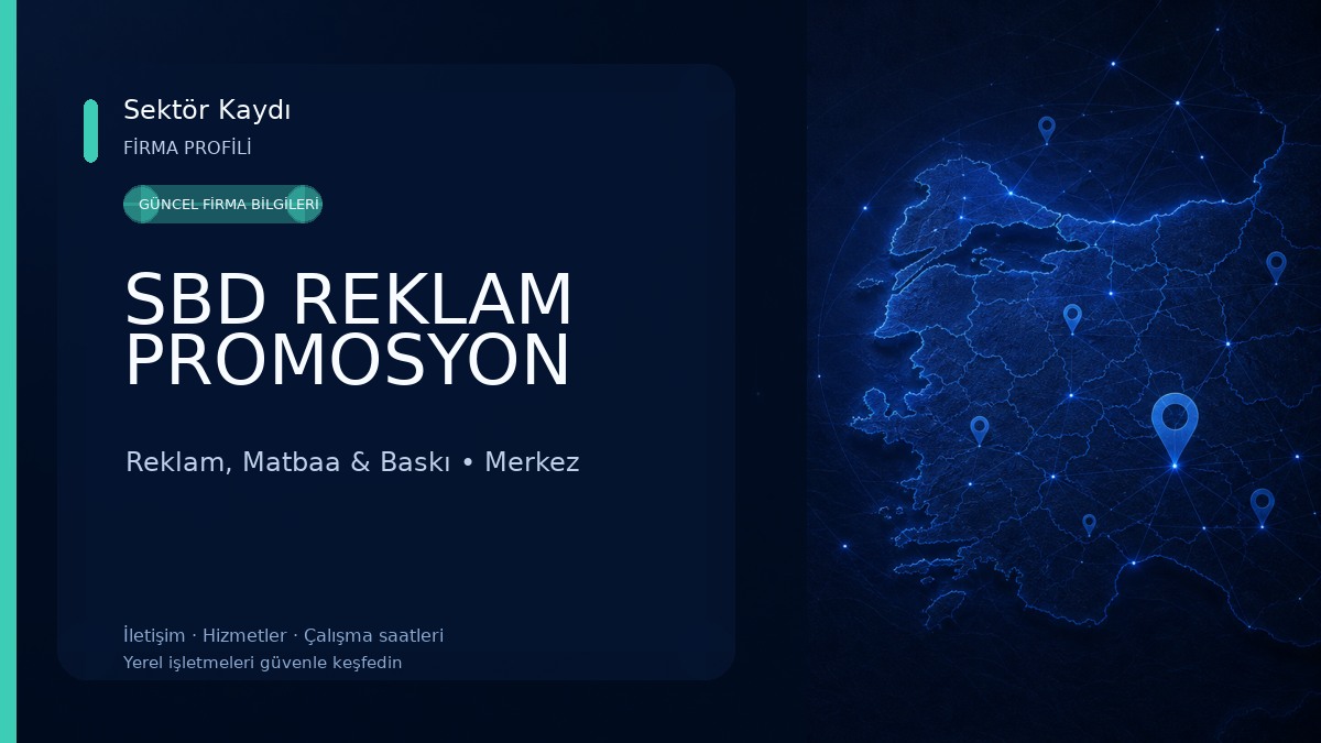 SBD REKLAM PROMOSYON