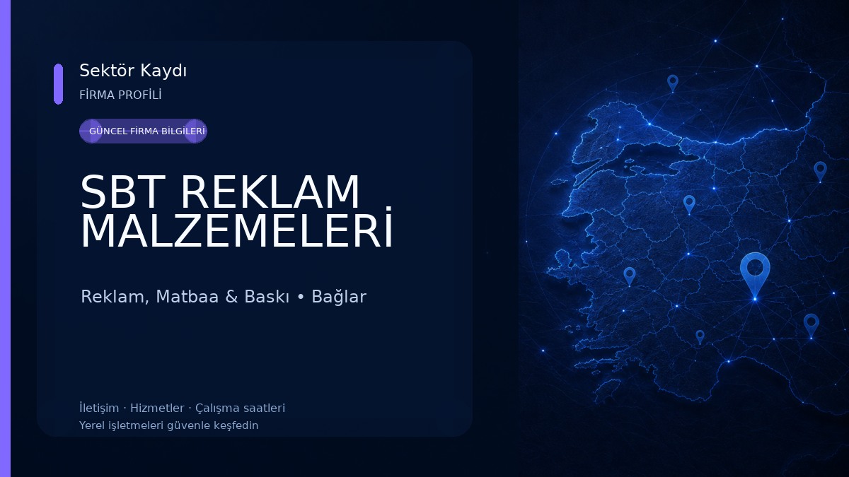 SBT REKLAM MALZEMELERİ