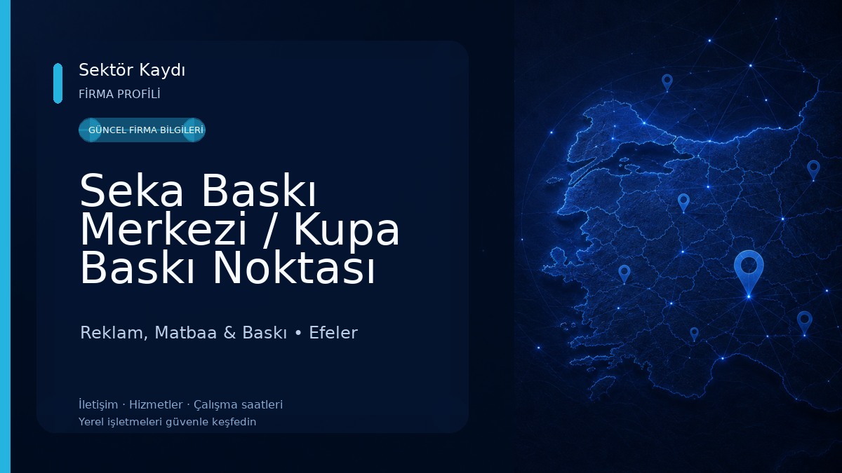 Seka Baskı Merkezi / Kupa Baskı Noktası 