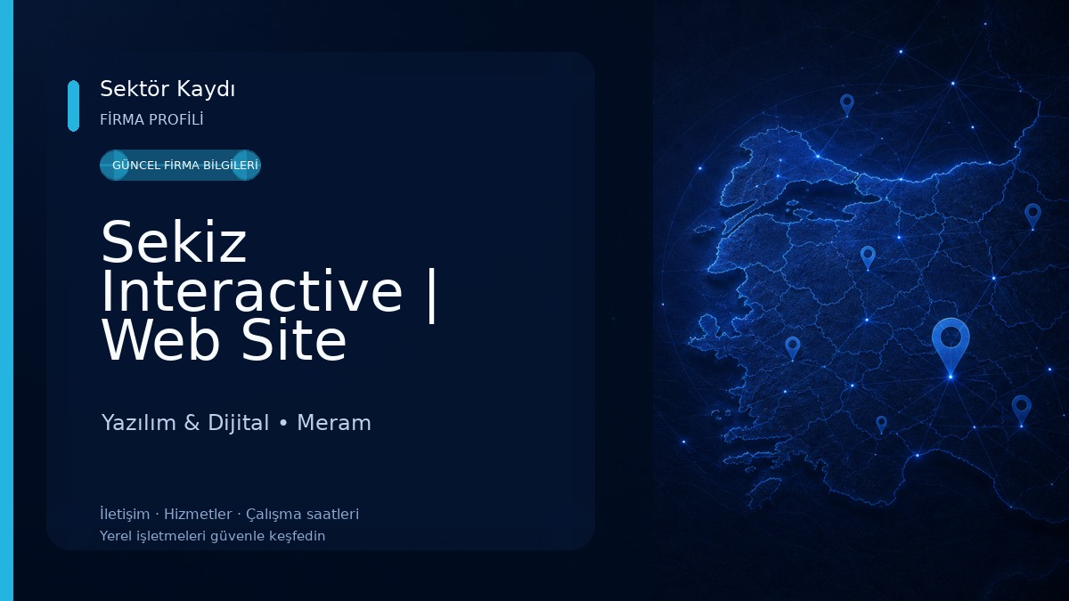Sekiz Interactive | Web Site Tasarımı Konya | SEO Yazılım