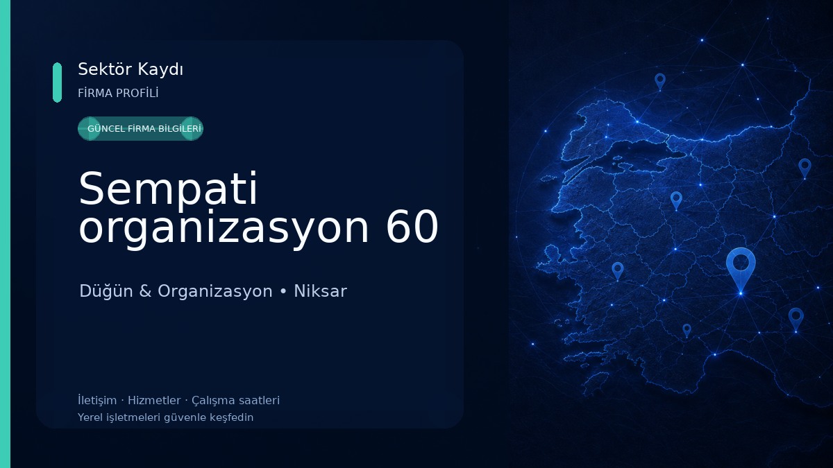 Sempati organizasyon 60 Düğün & Organizasyon