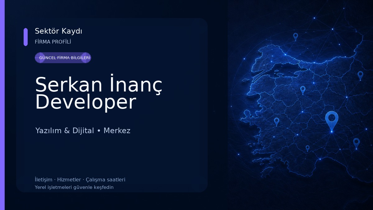 Serkan İnanç Developer 
