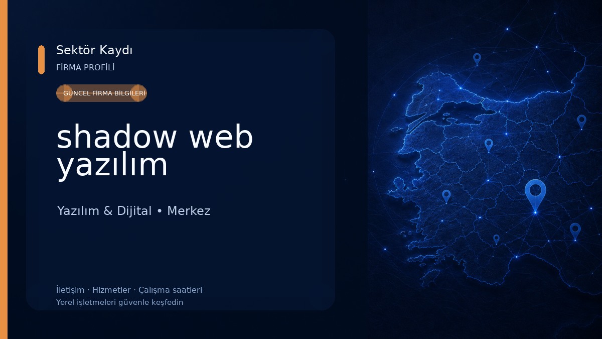 shadow web yazılım Yazılım & Dijital