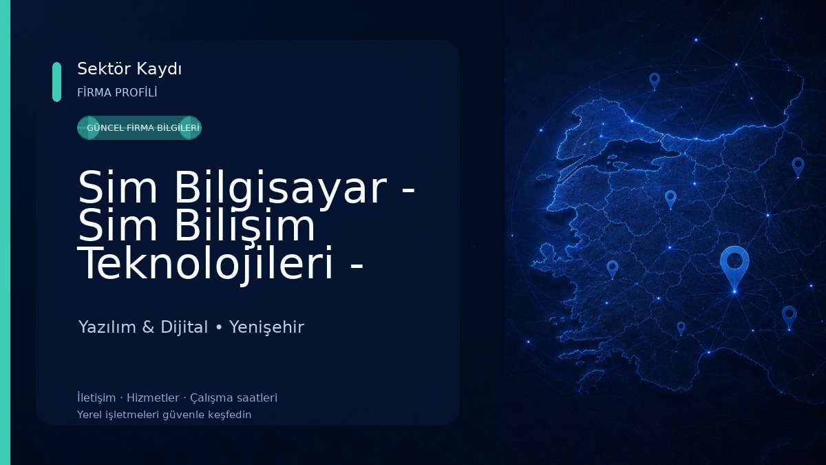 Sim Bilgisayar - Sim Bilişim Teknolojileri - AKINSOFT Mersin Bölge Bayi Yazılım & Dijital
