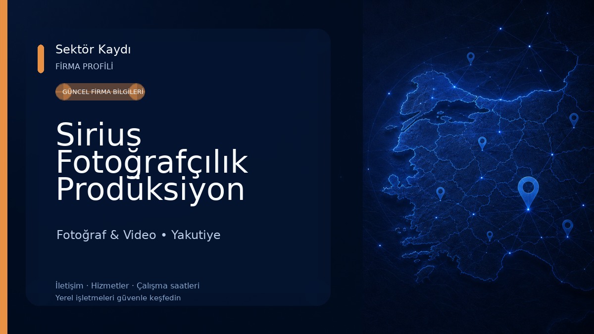 Sirius Fotoğrafçılık Prodüksiyon Fotoğraf & Video