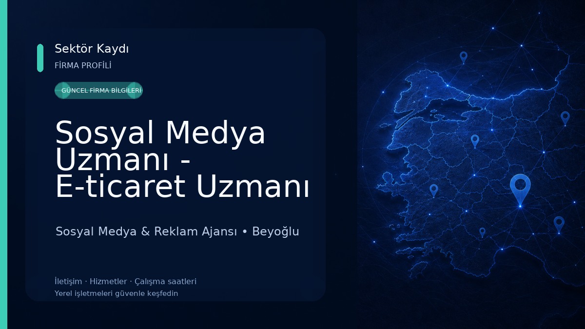 Sosyal Medya Uzmanı - E-ticaret Uzmanı - Seo Uzmanı - Grafik Tasarım - Dijital Pazarlama Uzmanı - Sosyal Medya & Reklam Ajansı