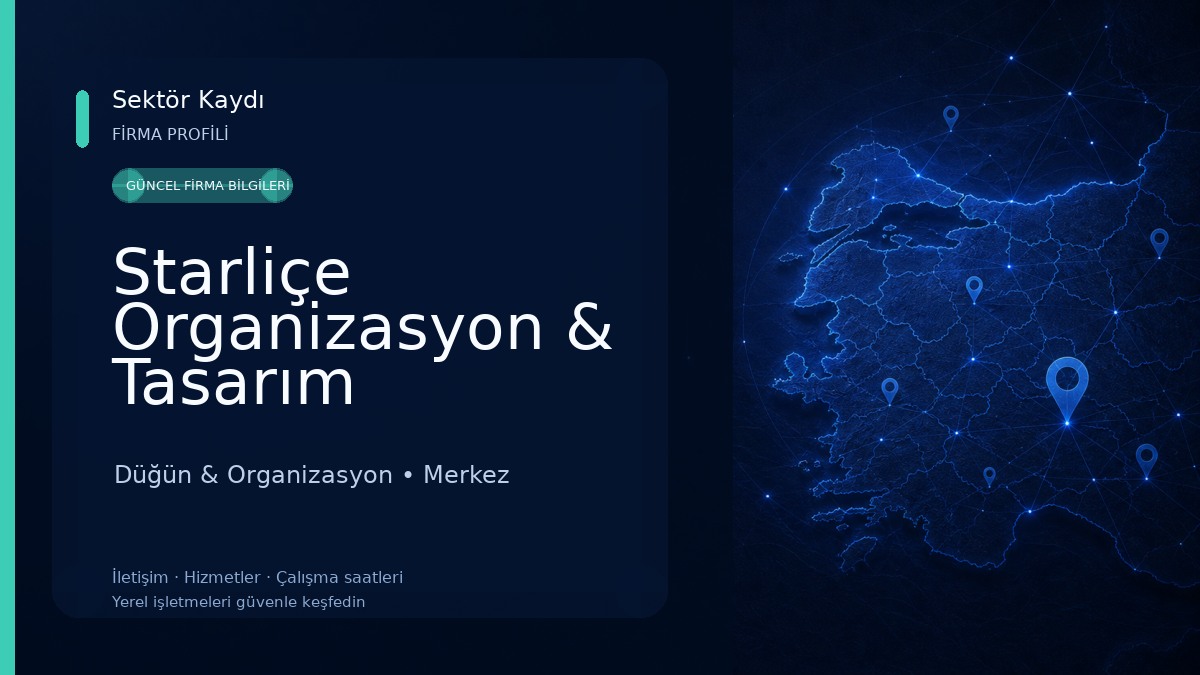 Starliçe Organizasyon & Tasarım Düğün & Organizasyon
