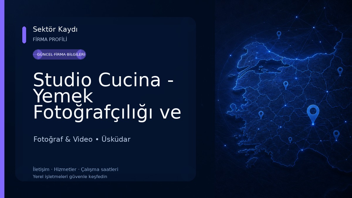 Studio Cucina - Yemek Fotoğrafçılığı ve Stilistliği Hizmetleri